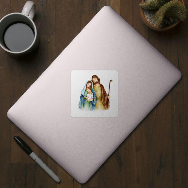 Nativity Jesus Family by Mako Design 